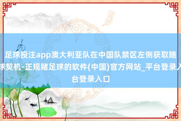 足球投注app澳大利亚队在中国队禁区左侧获取随性球契机-正规赌足球的软件(中国)官方网站_平台登录入口